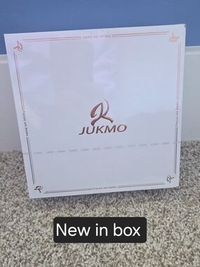 Jukmo Leather Ratchet Belt Mens S Navy Blue 28 To 36 Waist  New In Sealed Box